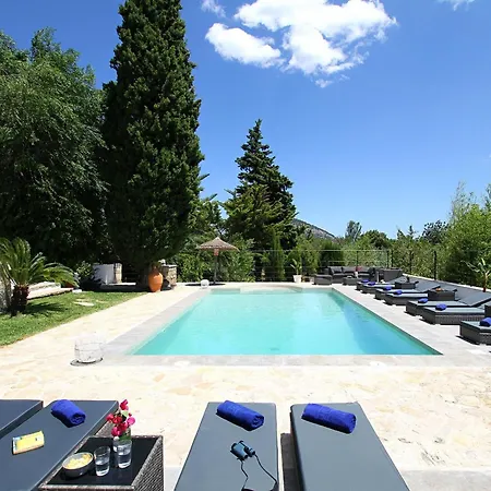 Country Lane Set In Hills Pollenca