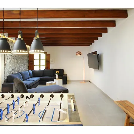 Country Lane Set In Hills Pollenca